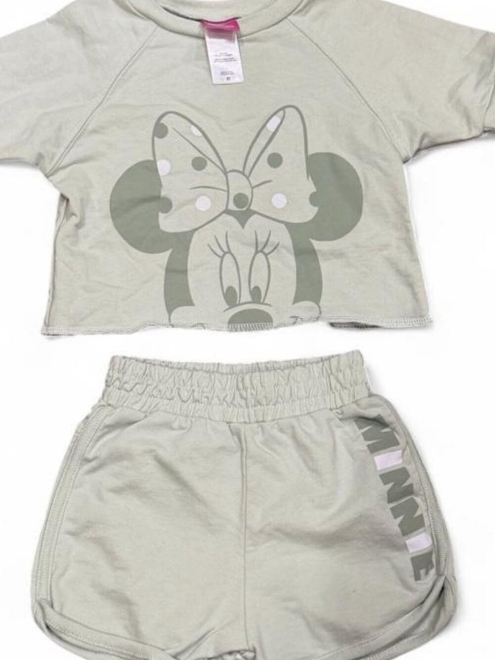 Minnie Mouse Green Pink Set